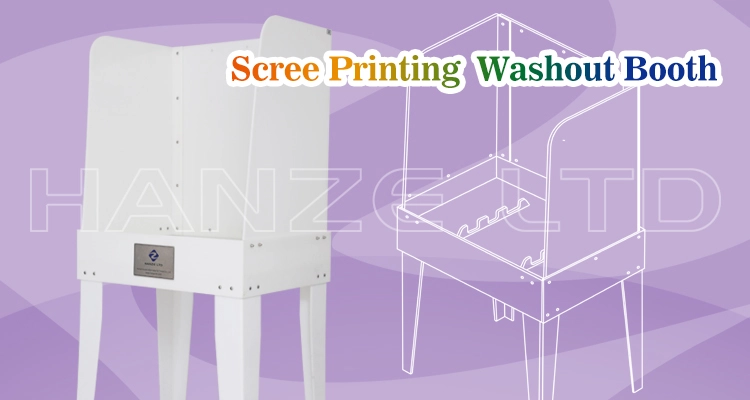 PP Screen Printing Washout Booth 23"*31" 7 HZ CBT STRANDARD2331