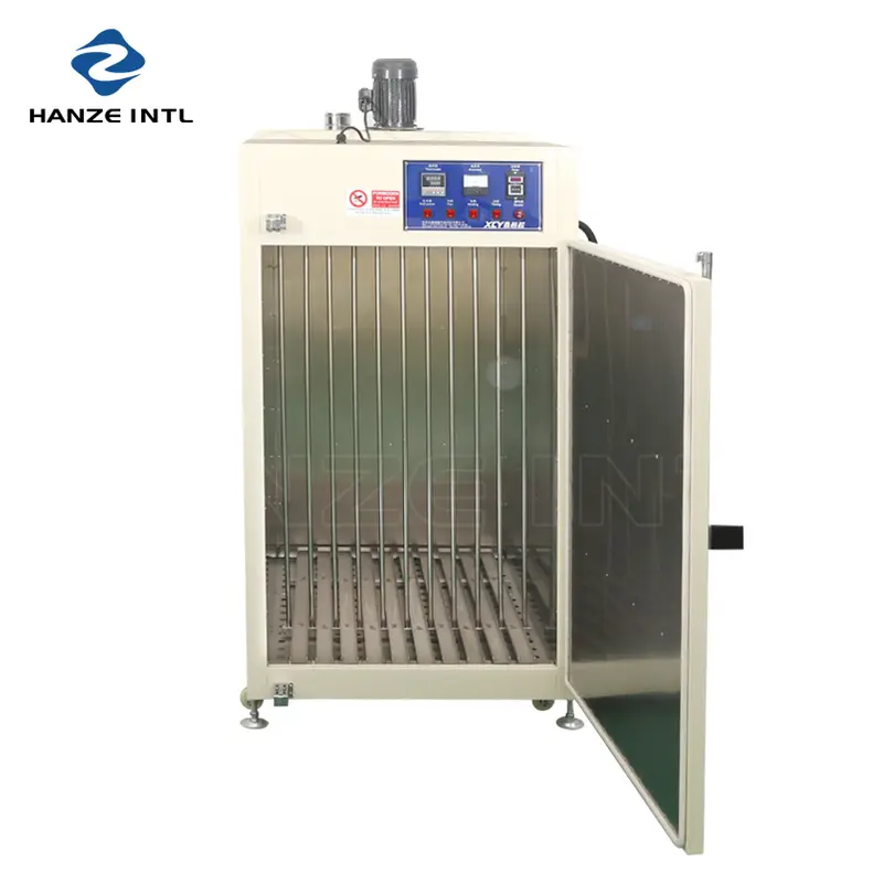 Vertical screen printing oven